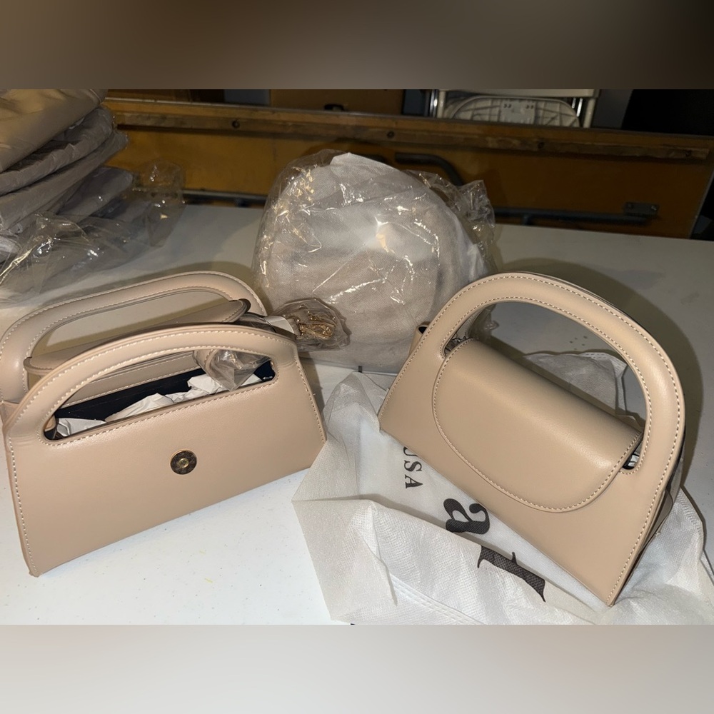 Elegant Cream Handbag